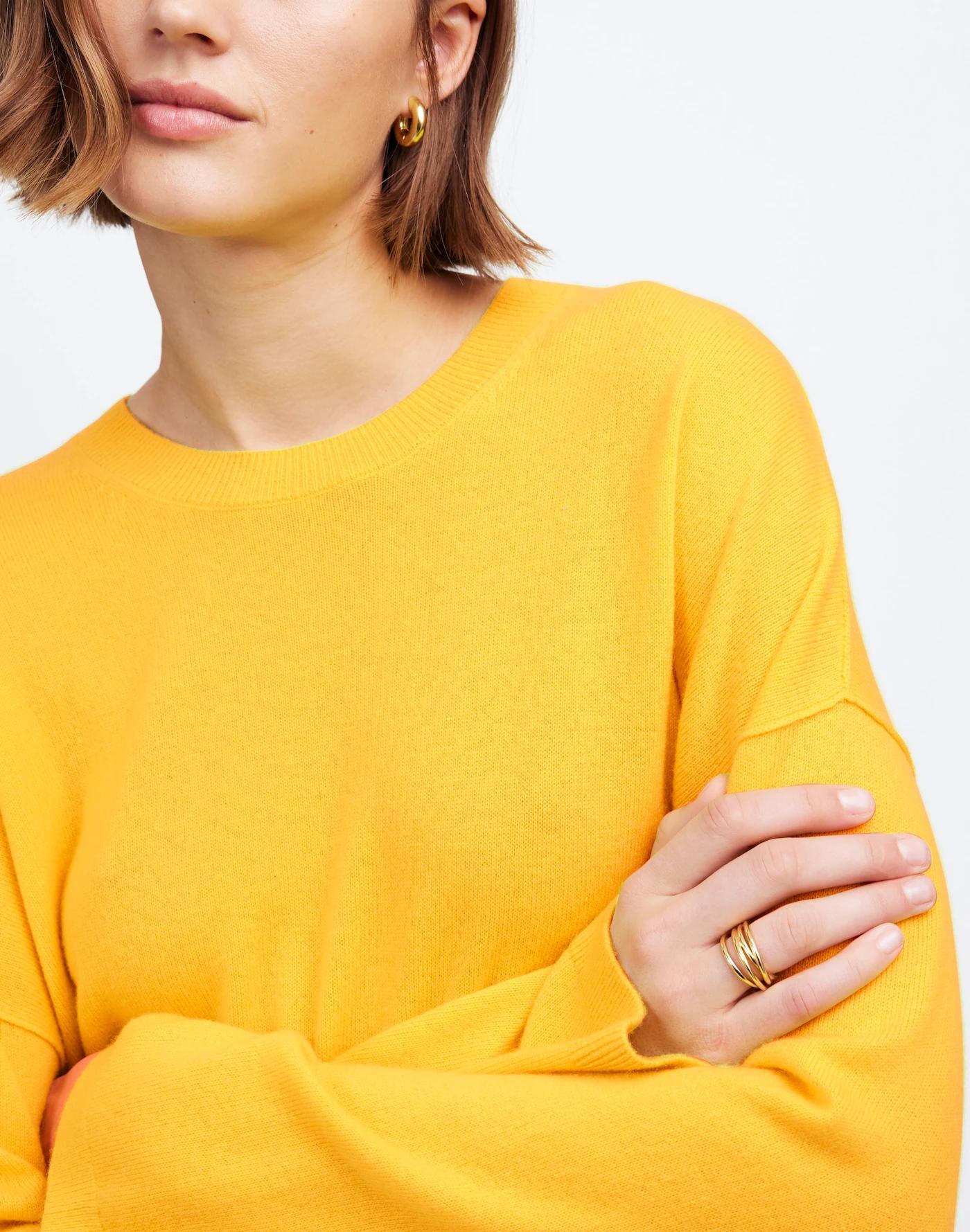 Cashmere Boxy Sweater Product Image