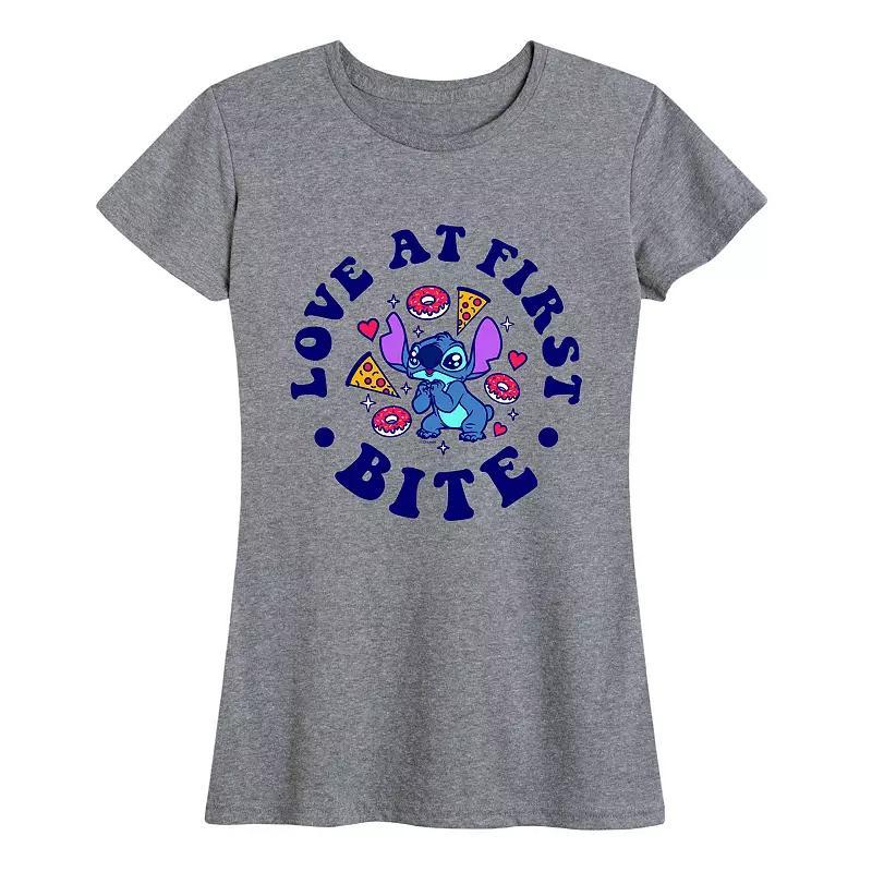 Disney's Lilo & Stitch Women's Love At First Bite Graphic Tee,  Product Image