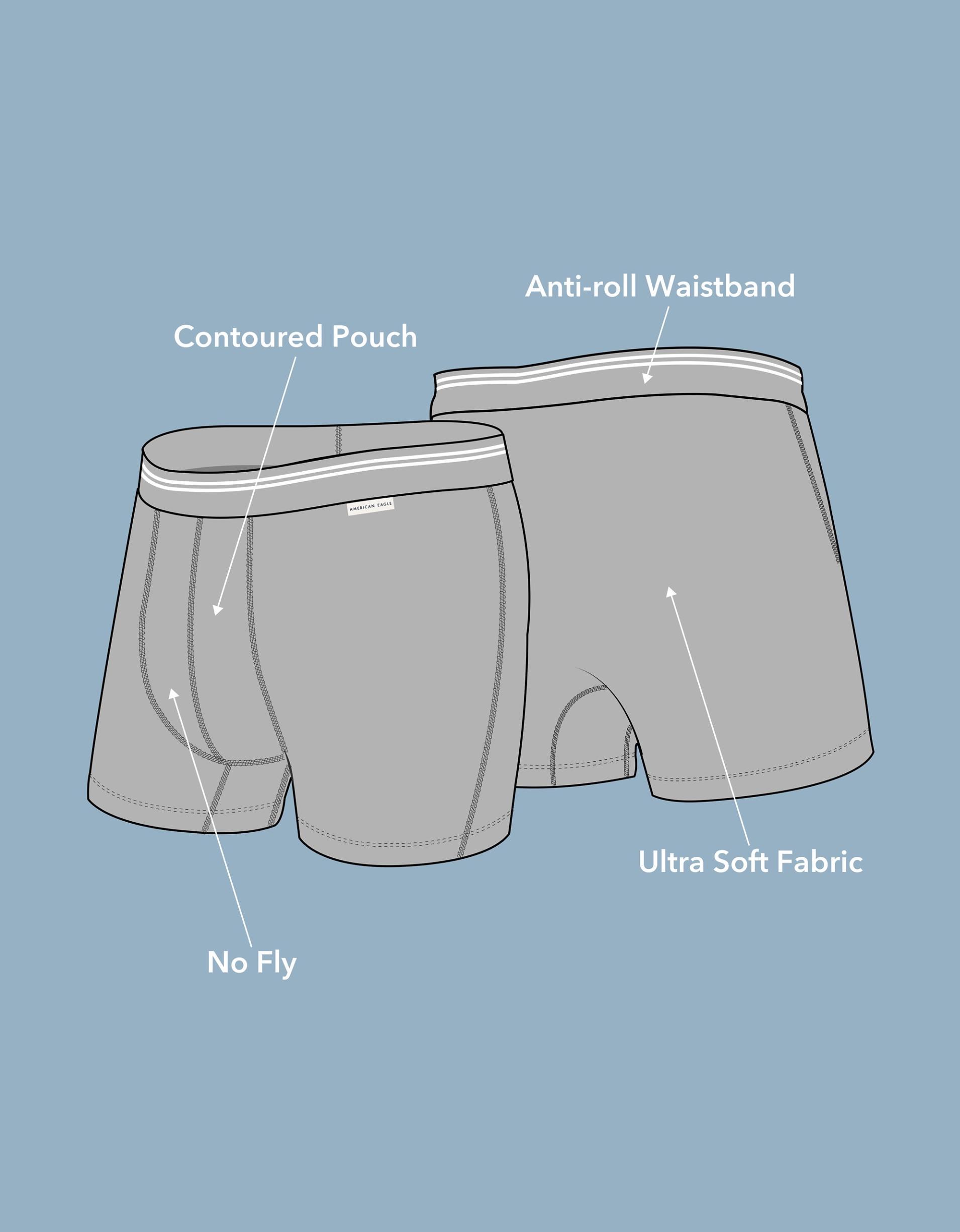 AEO Plaid Ultra Soft Pocket Boxer Short Product Image