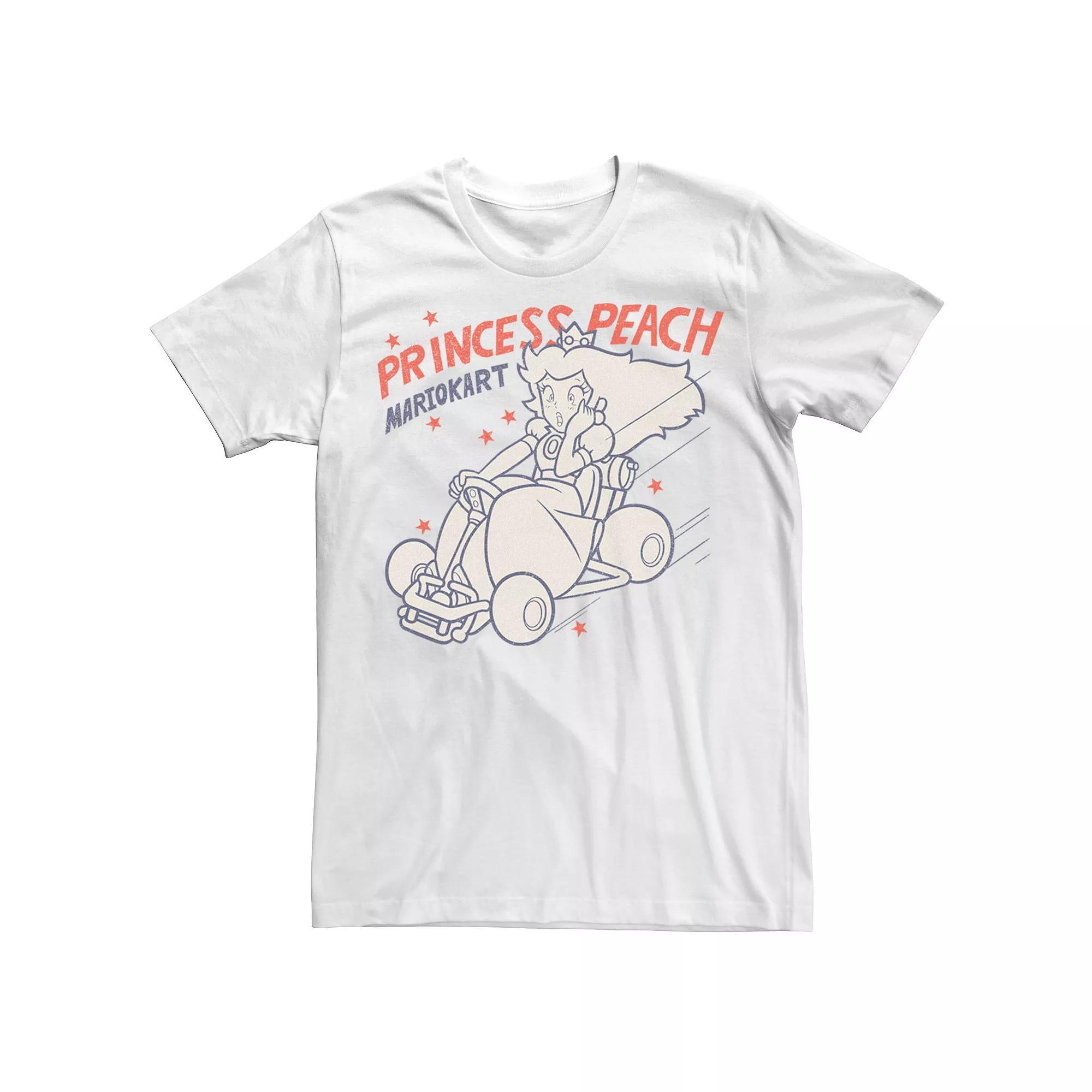 Men's Nintendo Peach Kart Gaming Tee,  Product Image
