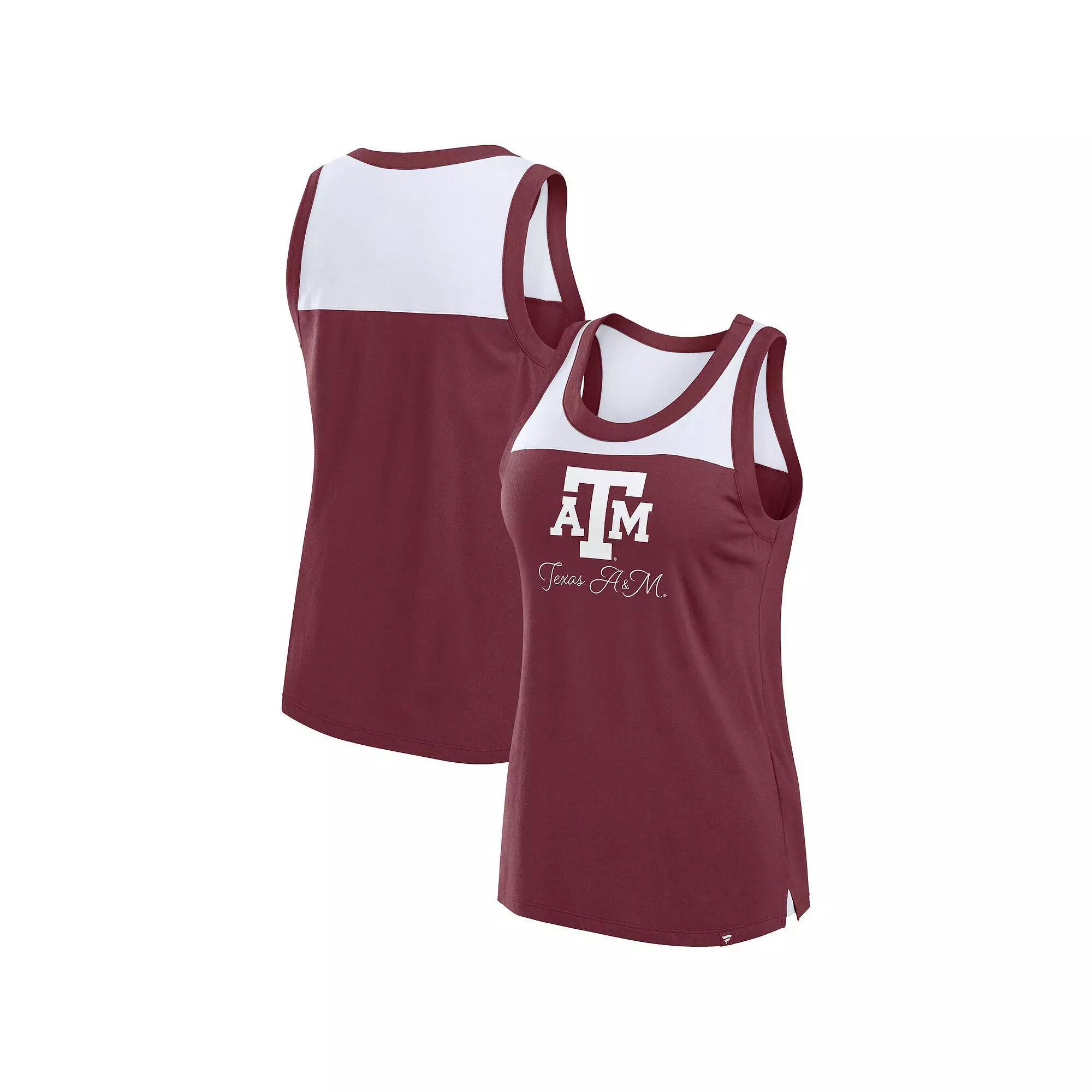 Women's Fanatics Crimson Oklahoma Sooners Crosley Colorblock Tank Top, Size: Medium, Red Product Image