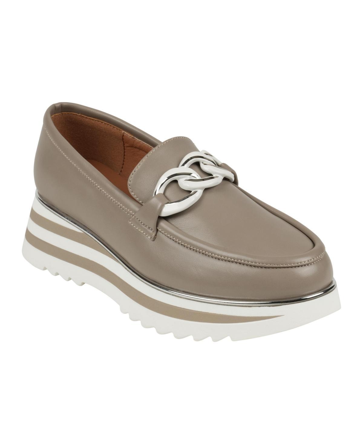 Gc Shoes Womens Geneva Chain Slip On Platform Loafers Product Image