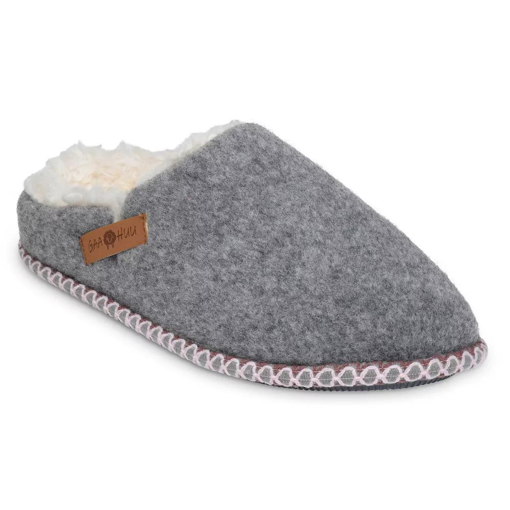 Women's GaaHuu® Felted Clog Slippers, Size: Medium, Sweatshirt Grey Product Image