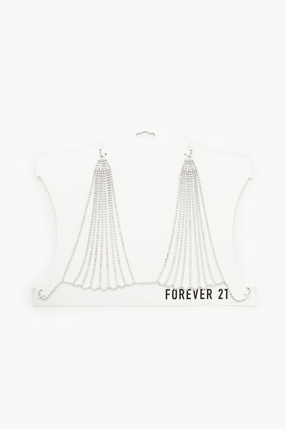 Rhinestone Body Chain Bralette | Forever 21 Product Image