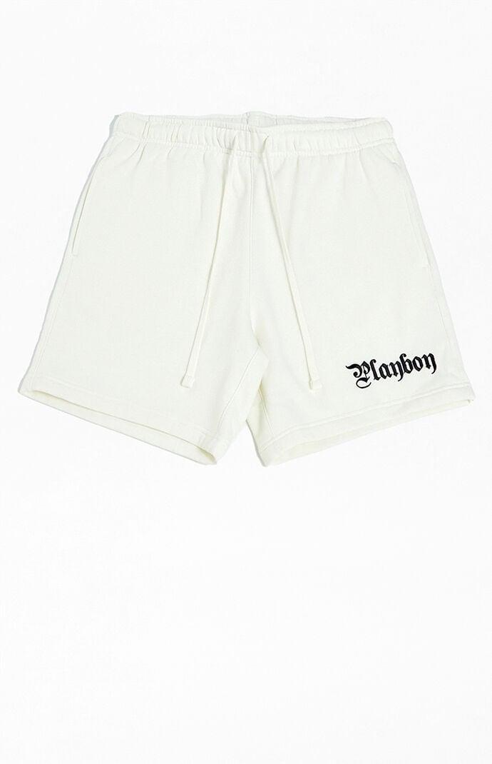 Playboy By PacSun Mens Engingeered Fleece Shorts Product Image