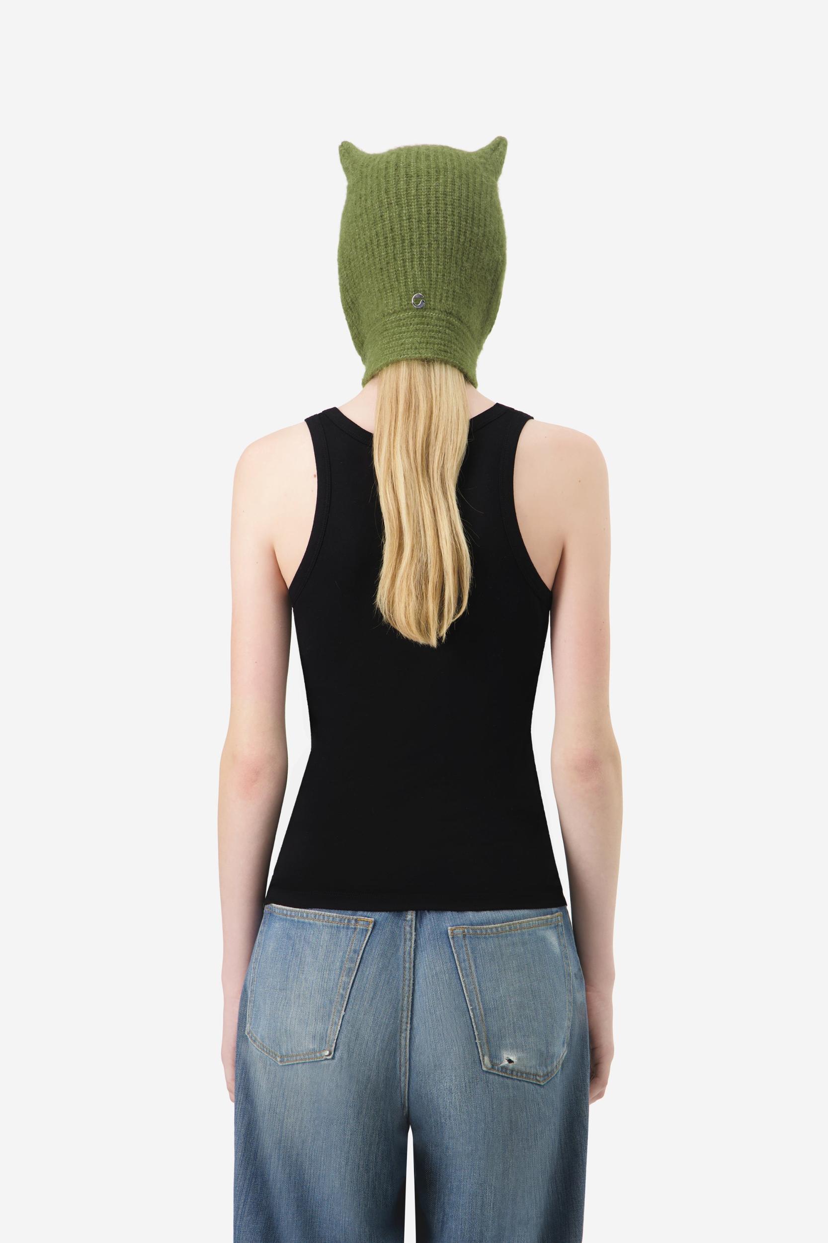 Knitted Horn Beanie Product Image