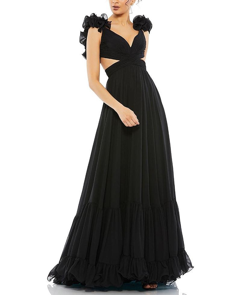 Womens Ieena Cutout Chiffon Gown Product Image