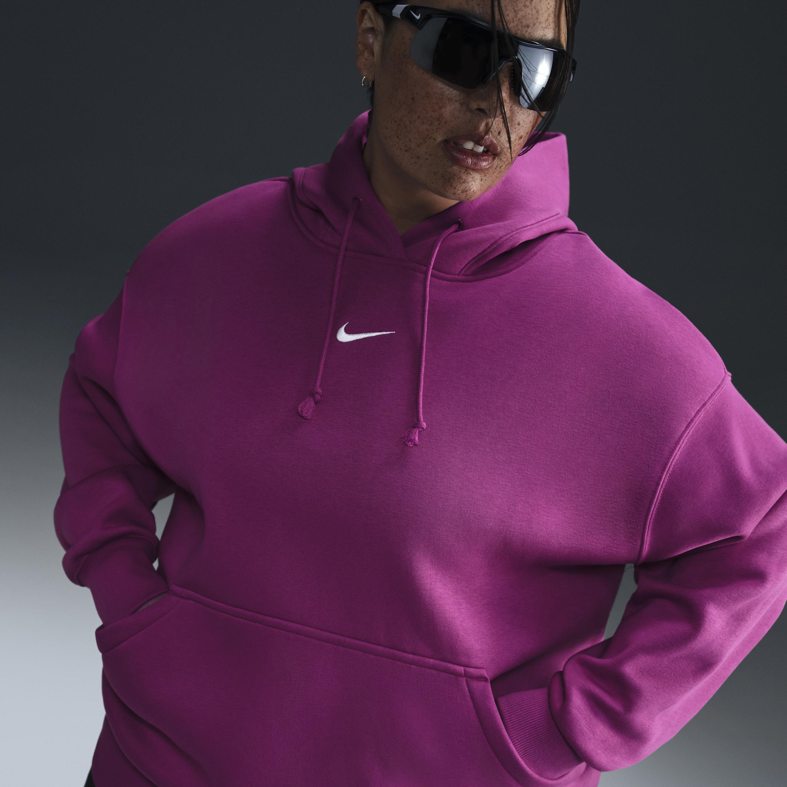 Women's Nike Sportswear Phoenix Fleece Oversized Pullover Hoodie (Plus Size) Product Image