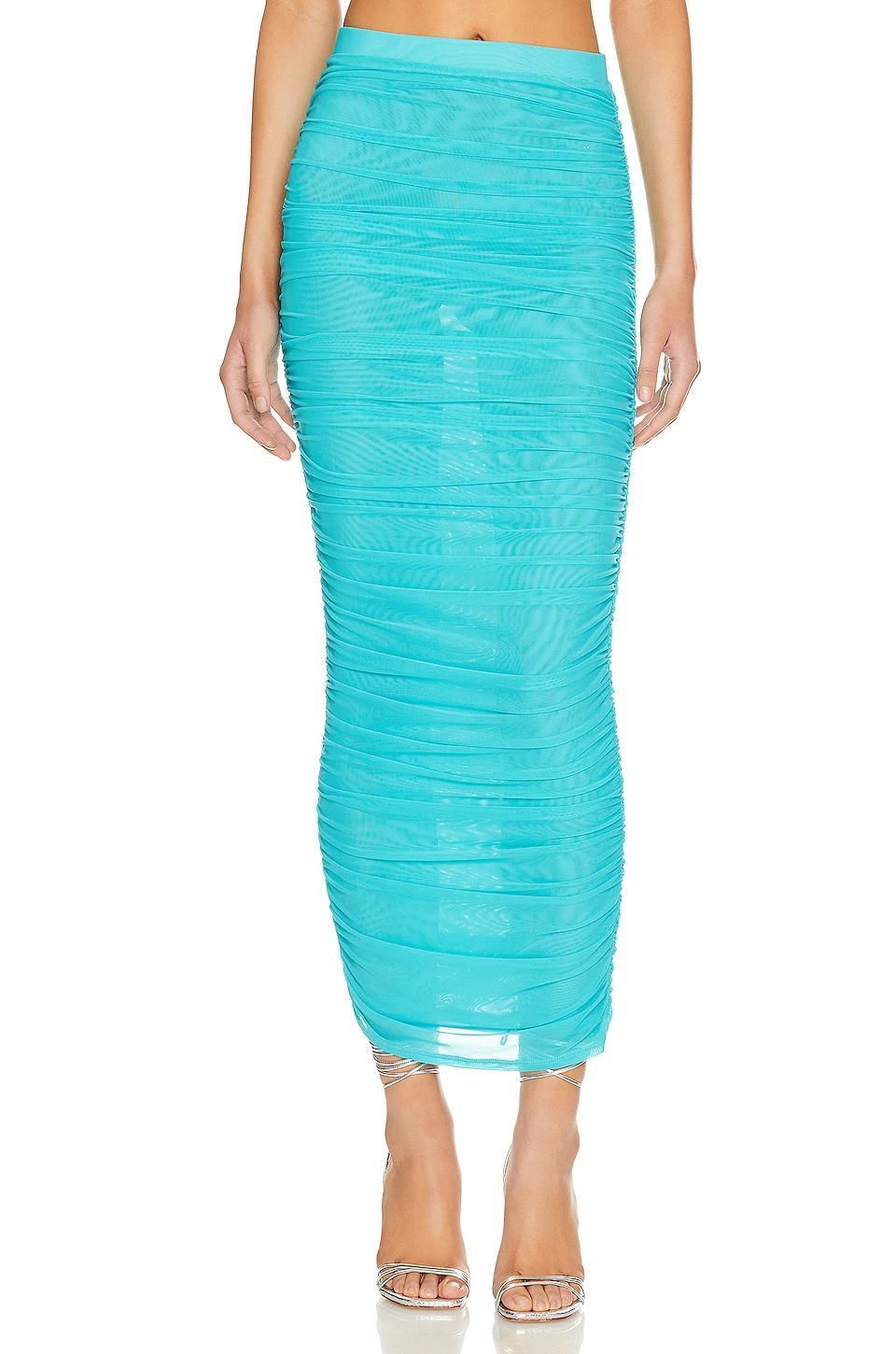 Lovers and Friends Marine Maxi Skirt in Bright Blue Product Image