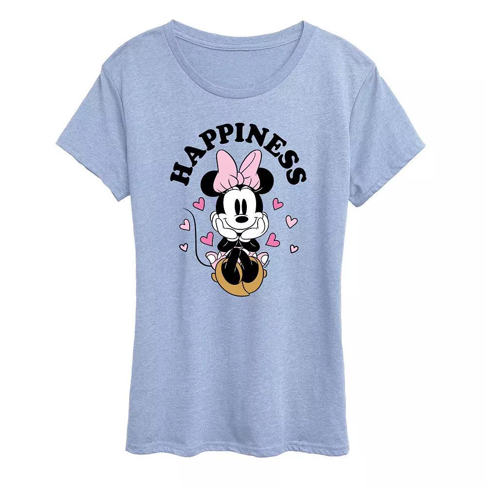 Disney's Minnie Mouse Women's Happiness Graphic Tee,  Product Image