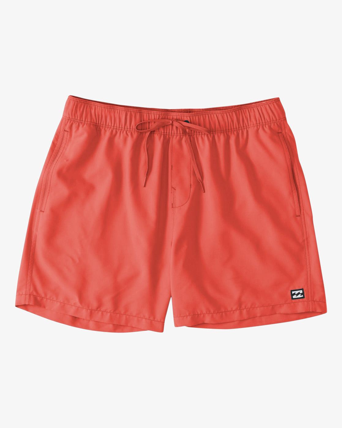 All Day Layback 16" Swim Trunks - Coral Male Product Image