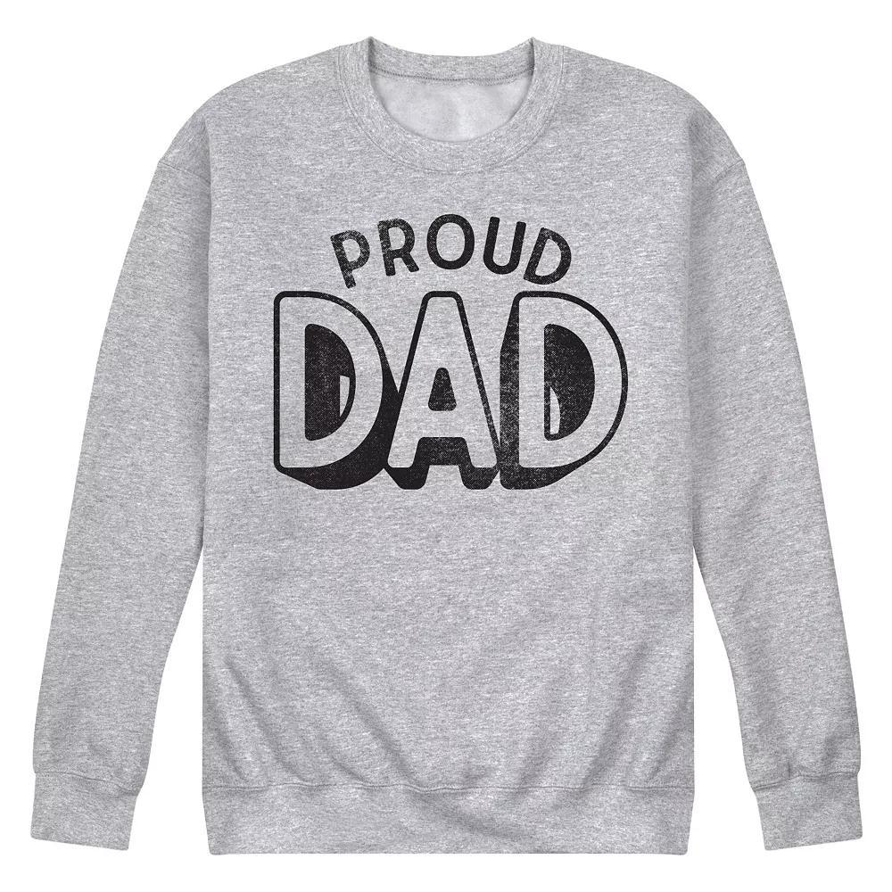 Men's Proud Dad Fleece Sweatshirt,  Product Image
