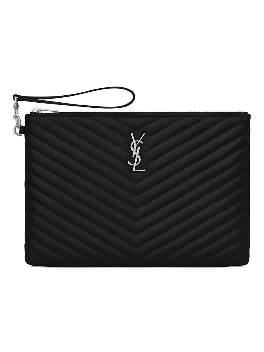 Womens Cassandre Matelass Tablet Pouch In Quilted Leather Product Image