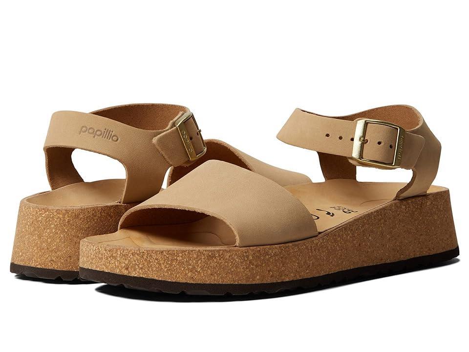 Papillio by Birkenstock Womens Glenda Suede Ankle Strap Platform Sandals Product Image