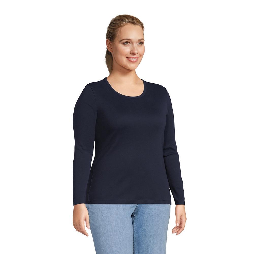 Lands' End Women's Cotton Rib T-shirt Product Image