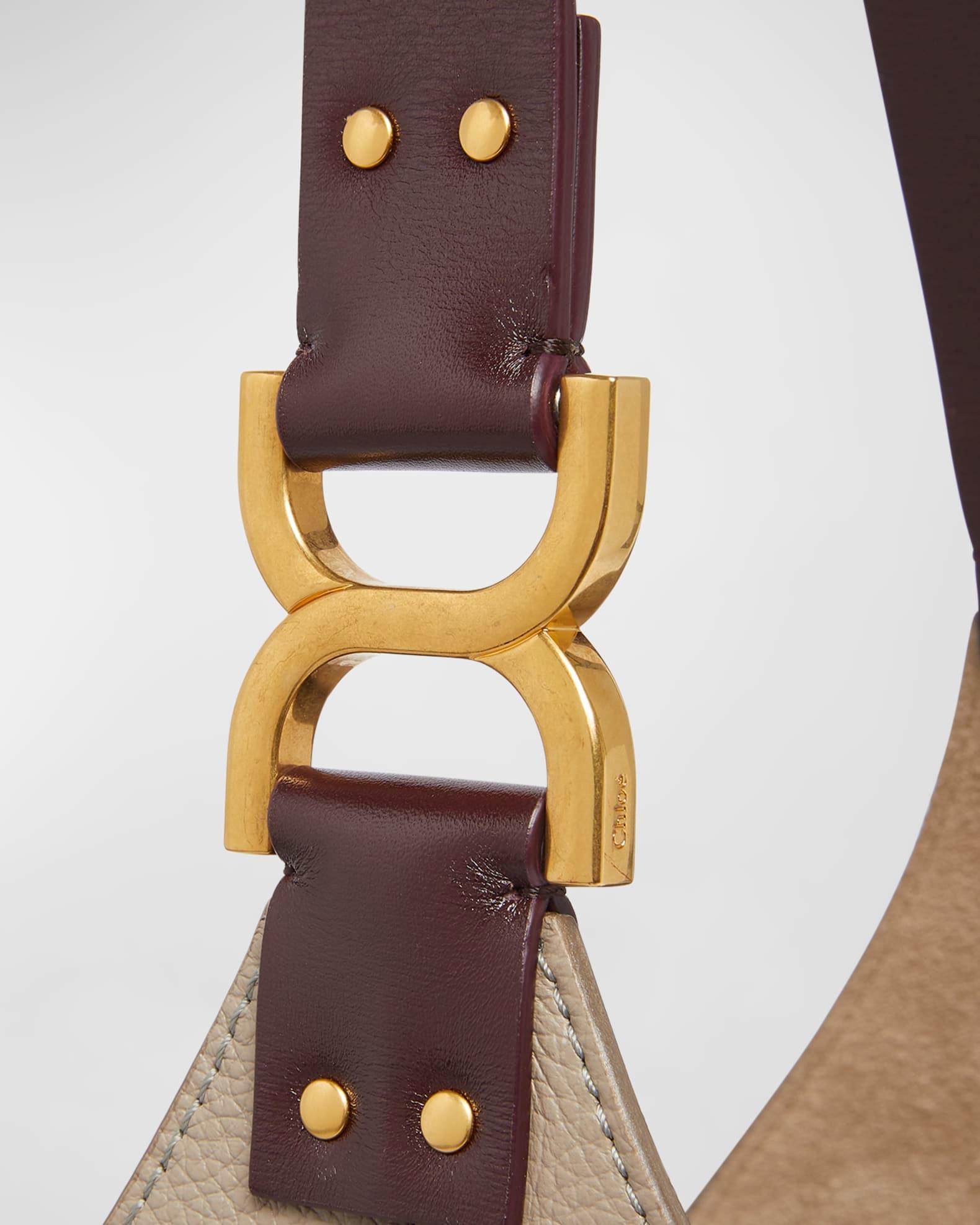 Marcie Hobo Bag in Grained Leather Product Image