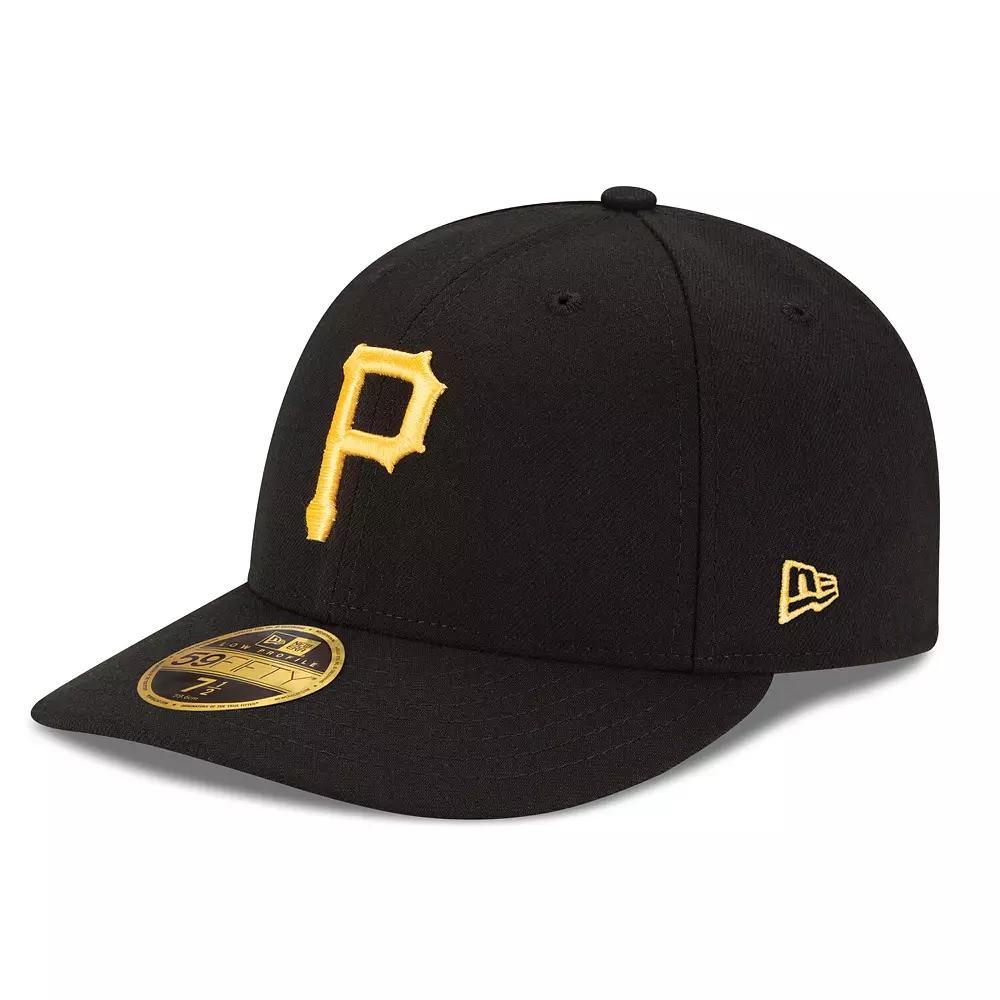 Men's New Era Black Pittsburgh Pirates Authentic Collection On Field Low Profile Game 59FIFTY Fitted Hat, Size: 7 1/4 Product Image