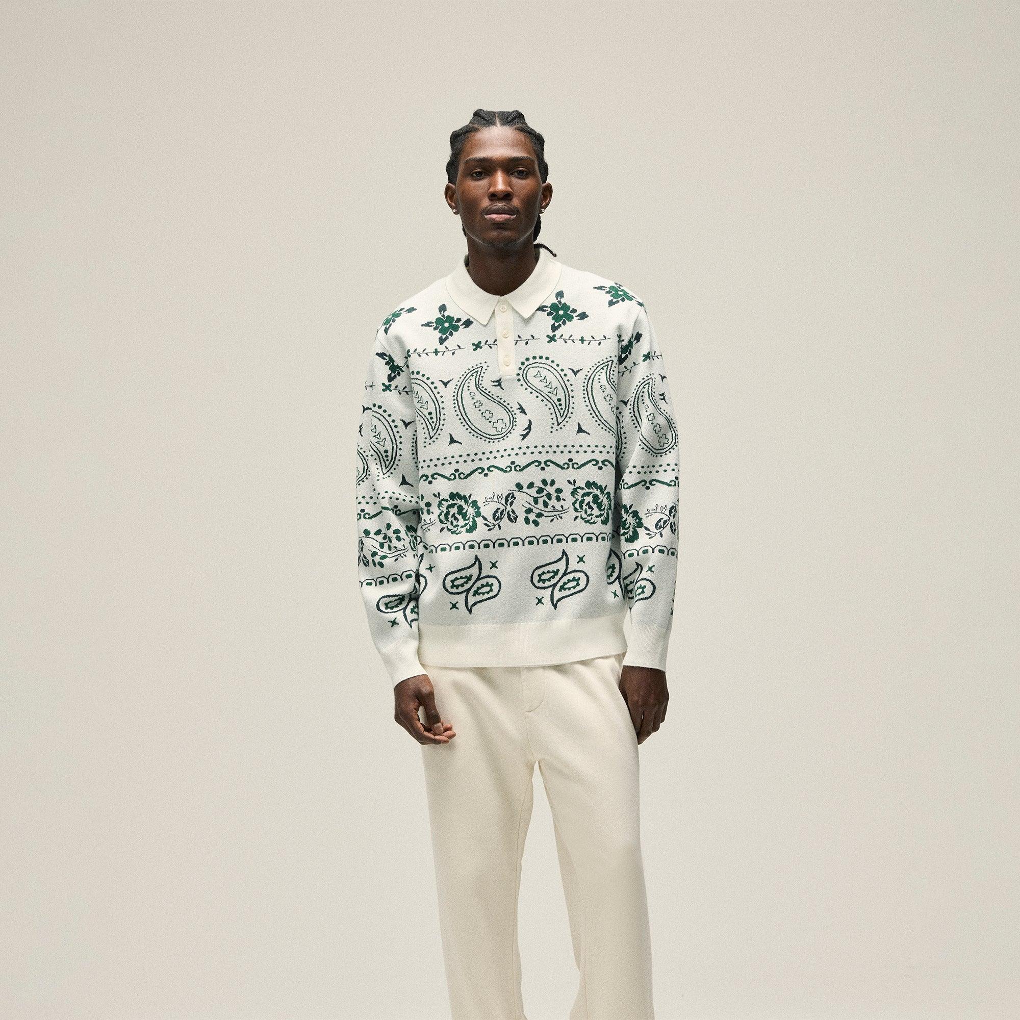 Kith Harmon Rugby Sweater - Sandrift Male Product Image