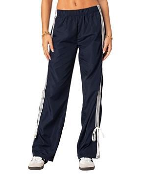 Edikted Remy Ribbon Track Pants Product Image