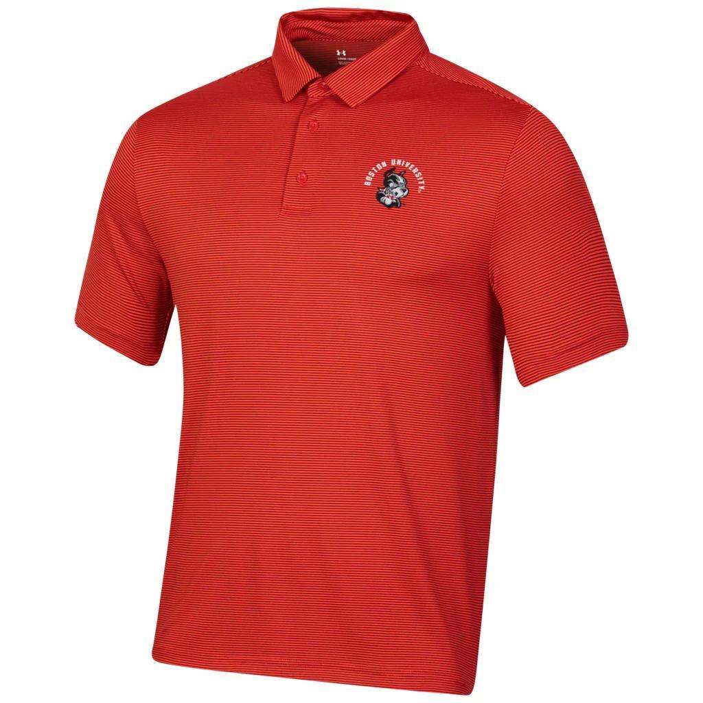 Men's UA Tee 2 Green Bridge Stripe Collegiate Polo Product Image