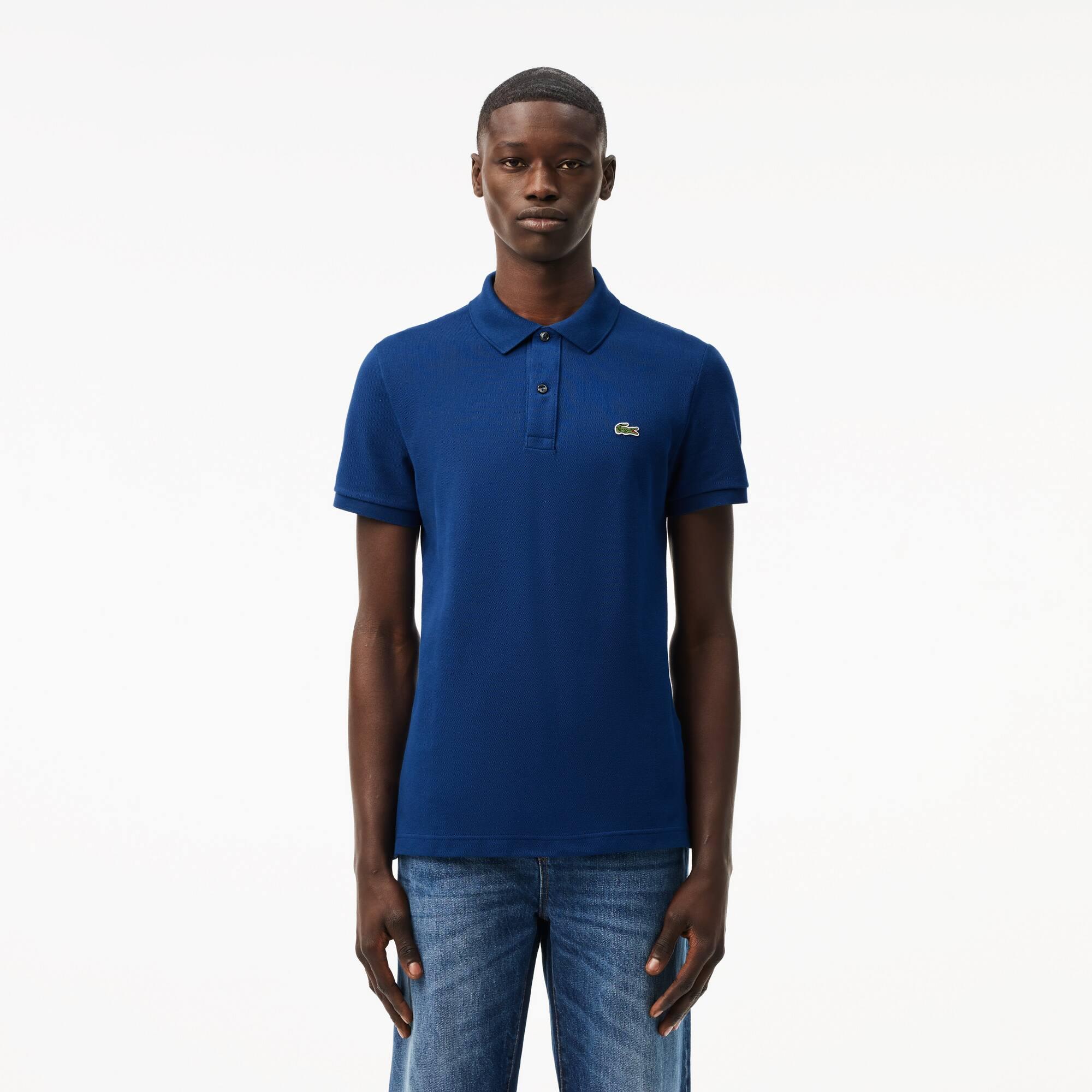 Slim Fit L.12.12 Piqué Polo Shirt Product Image