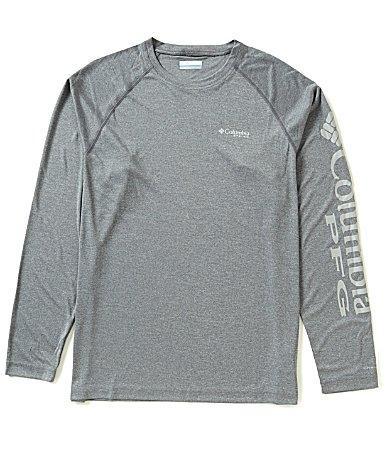 Columbia Men's PFG Terminal Tackle Heather Long Sleeve Shirt- Product Image