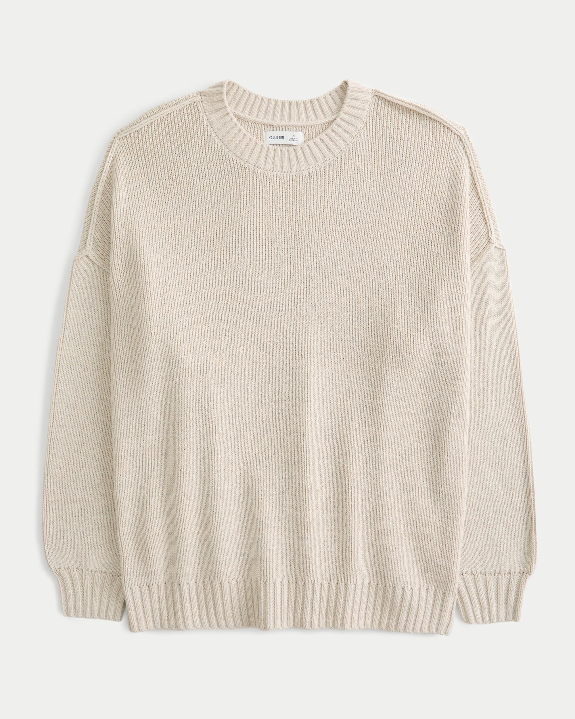 Oversized Crew Sweater Product Image