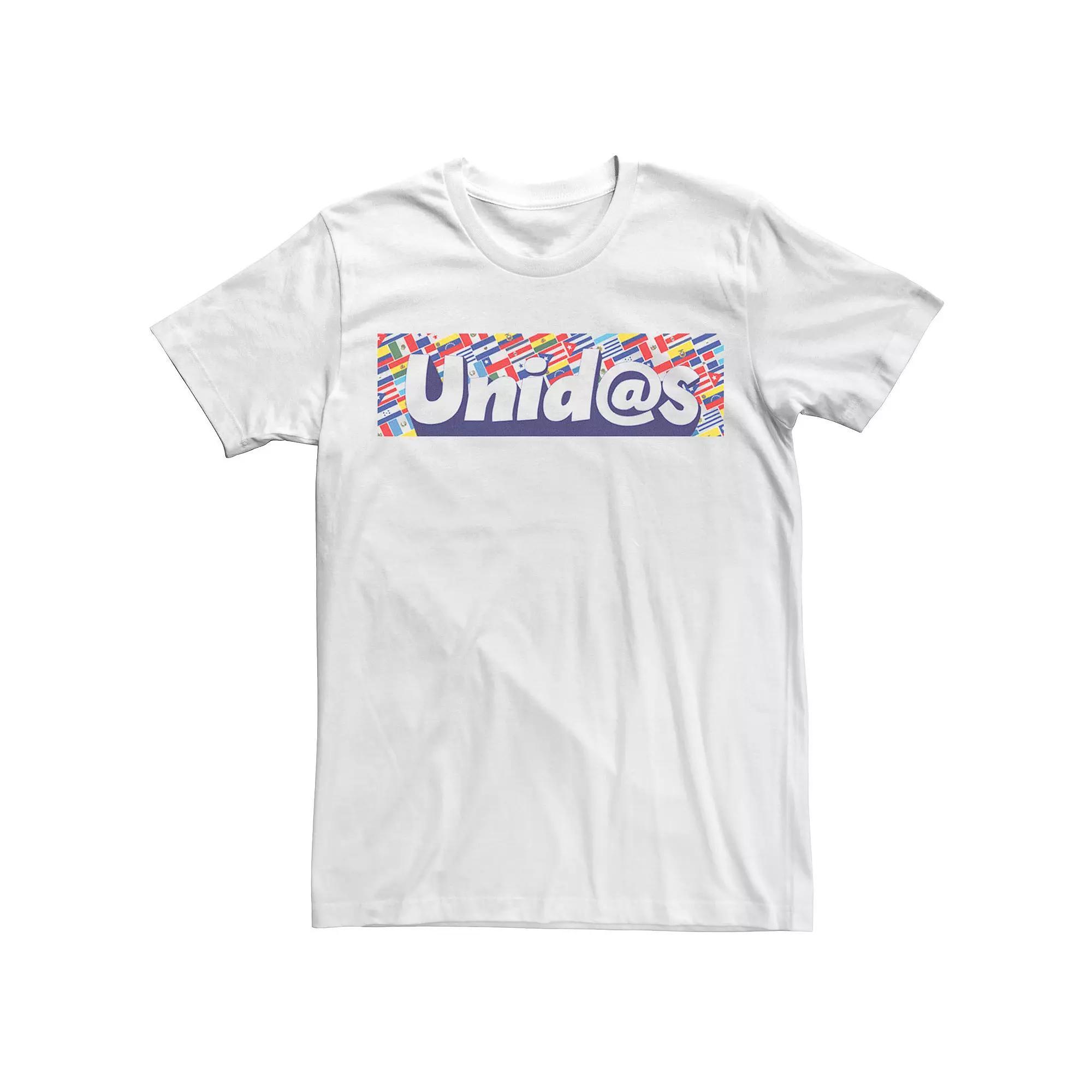 Men's Gonzales Unidas Colorful Bordered Text Tee,  Product Image