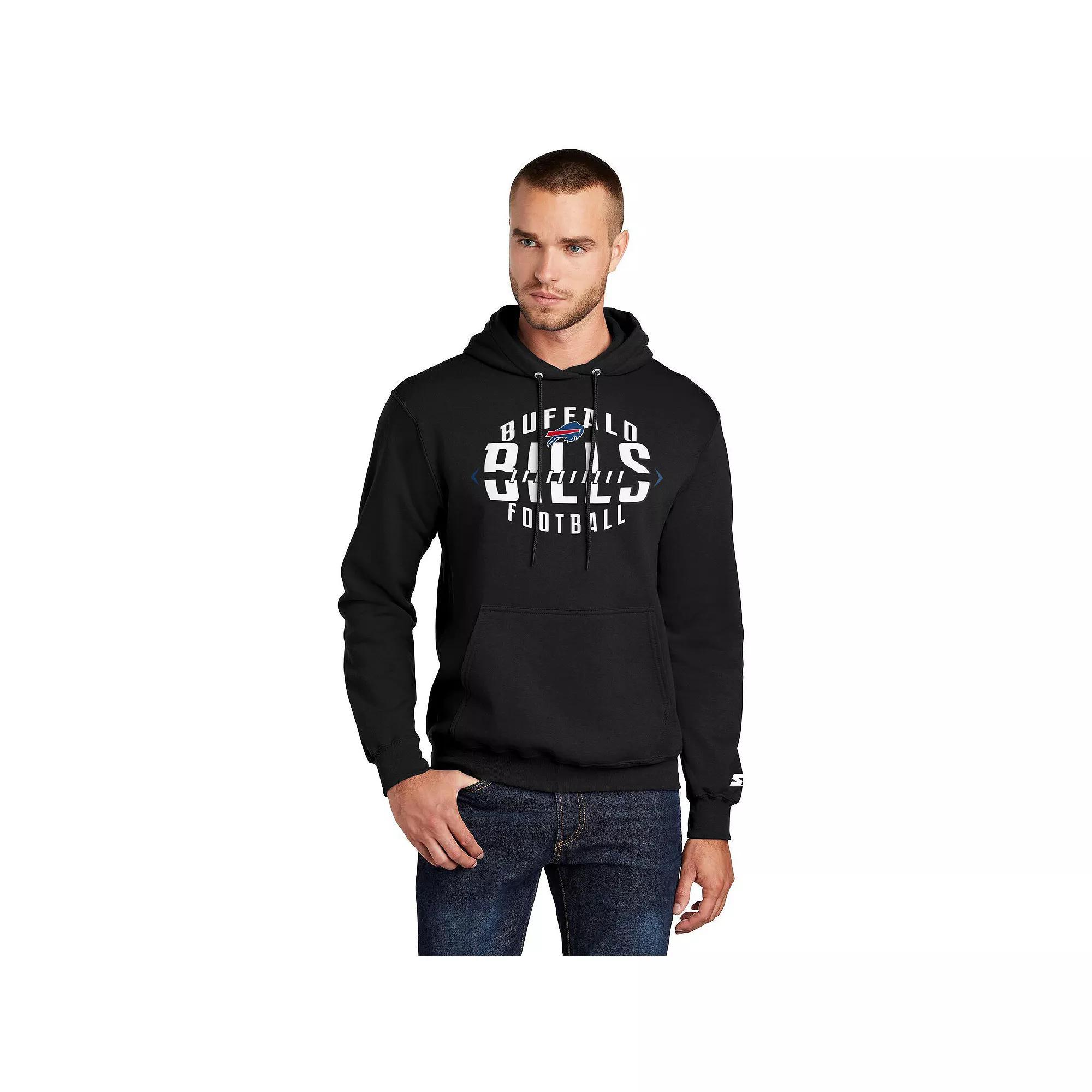 Men's Starter Black Pittsburgh Steelers Football Pullover Hoodie,  Product Image