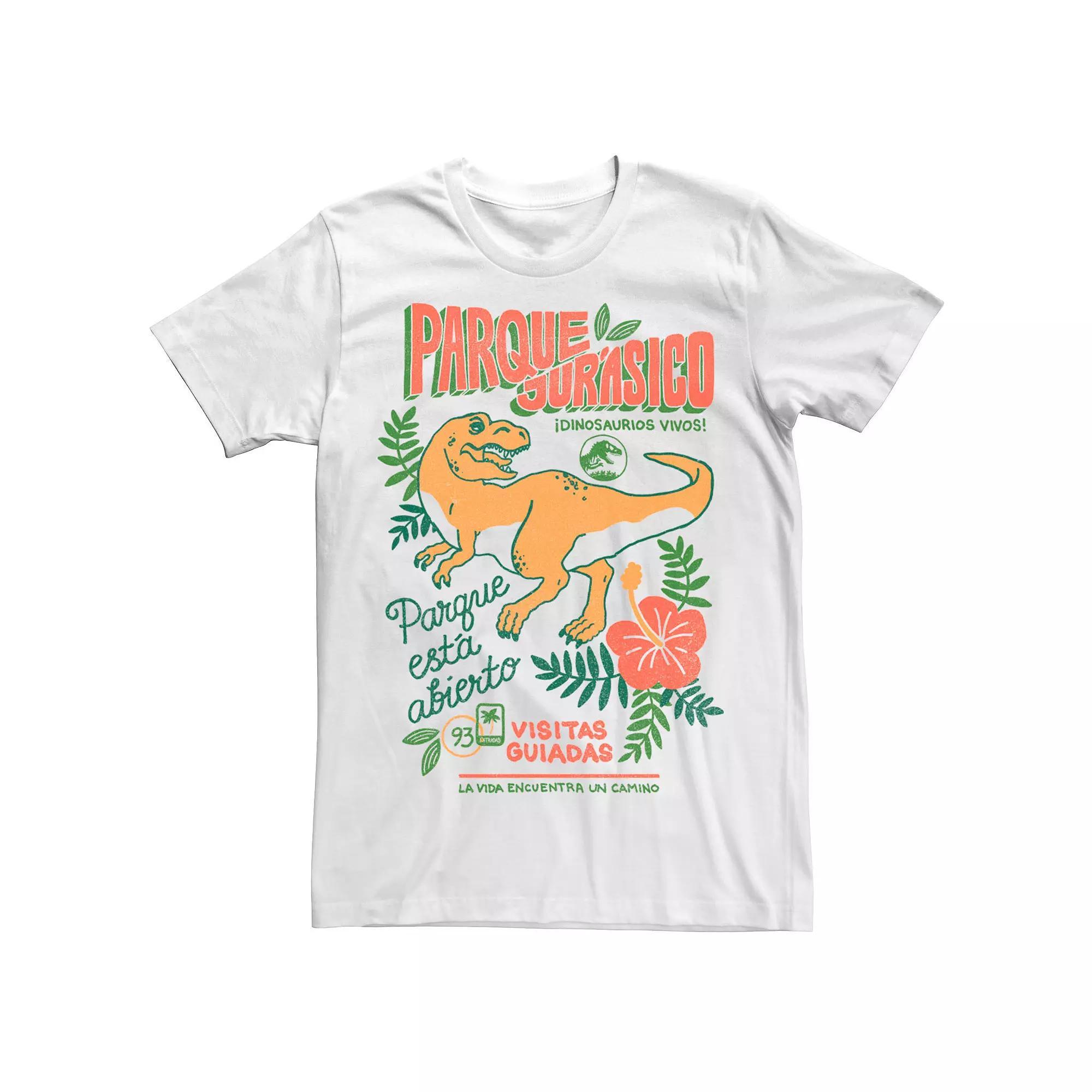 Men's Jurassic Park Spanish Opening Day Poster Tee,  Product Image