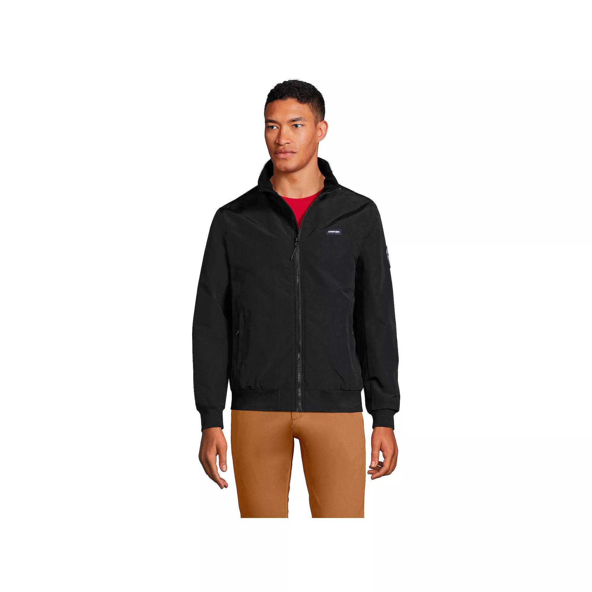 Big & Tall Lands' End Classic Squall Bomber Jacket, Men's,  Product Image