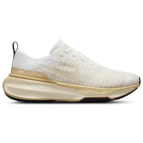 Nike Mens ZoomX Invincible Run Flyknit 3 - Running Shoes White/Coconut Milk/Sesame Product Image