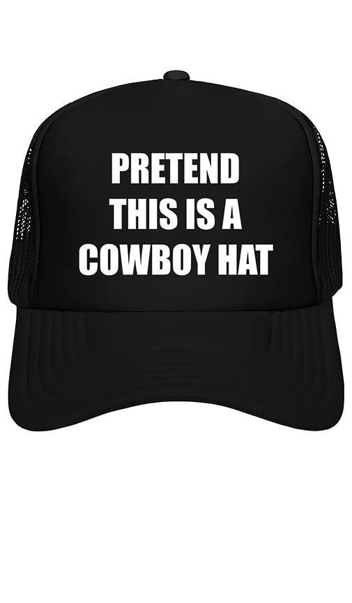 X Revolve Cowboy Trucker Hat PIZZASLIME Product Image