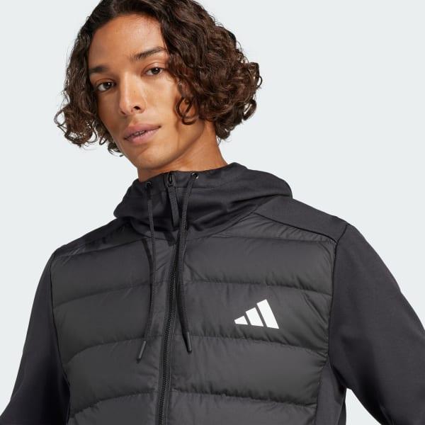 Essentials Hybrid Down Hooded Jacket Product Image