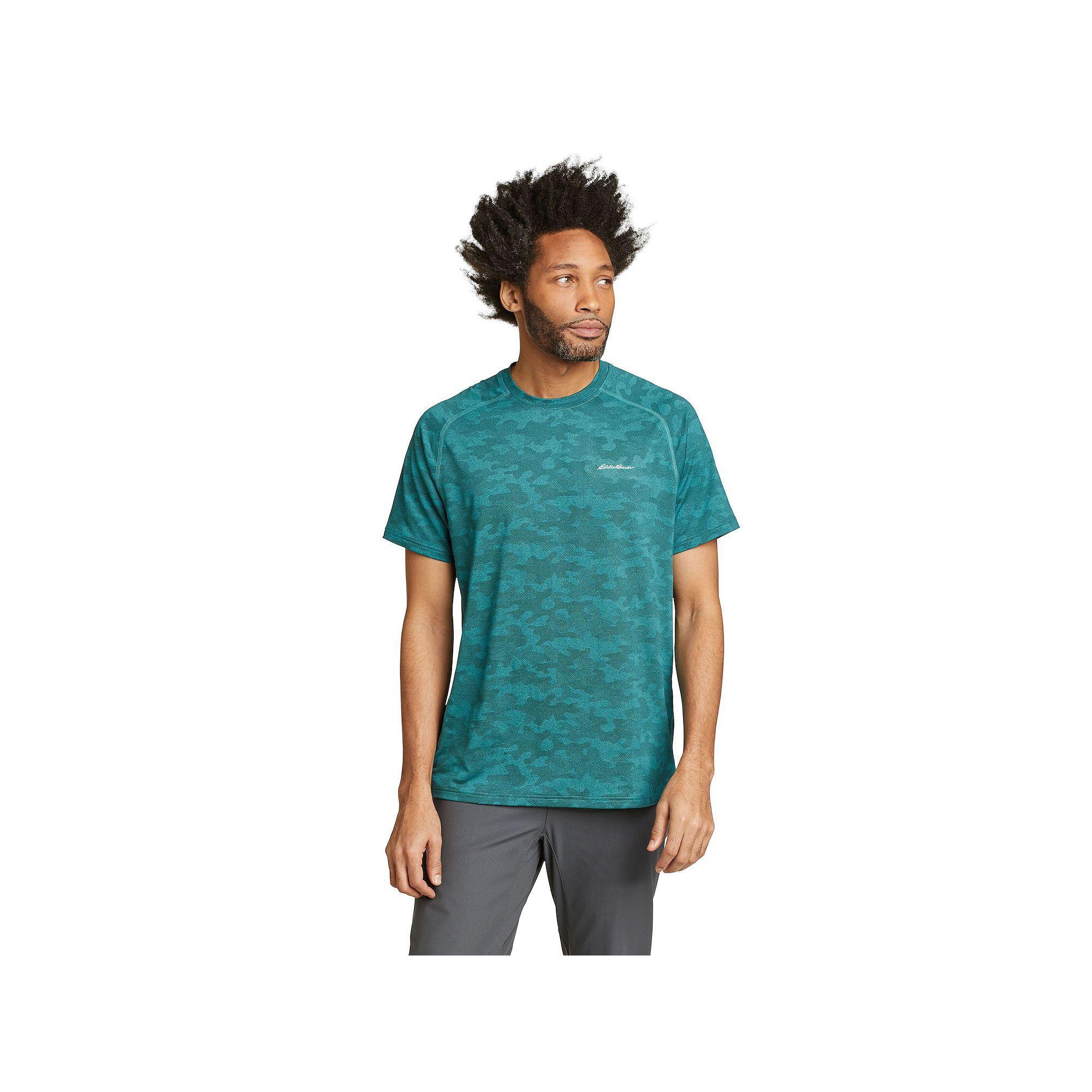 Men's Eddie Bauer Resolution Camo Tee, Size: Medium, Turquoise Product Image
