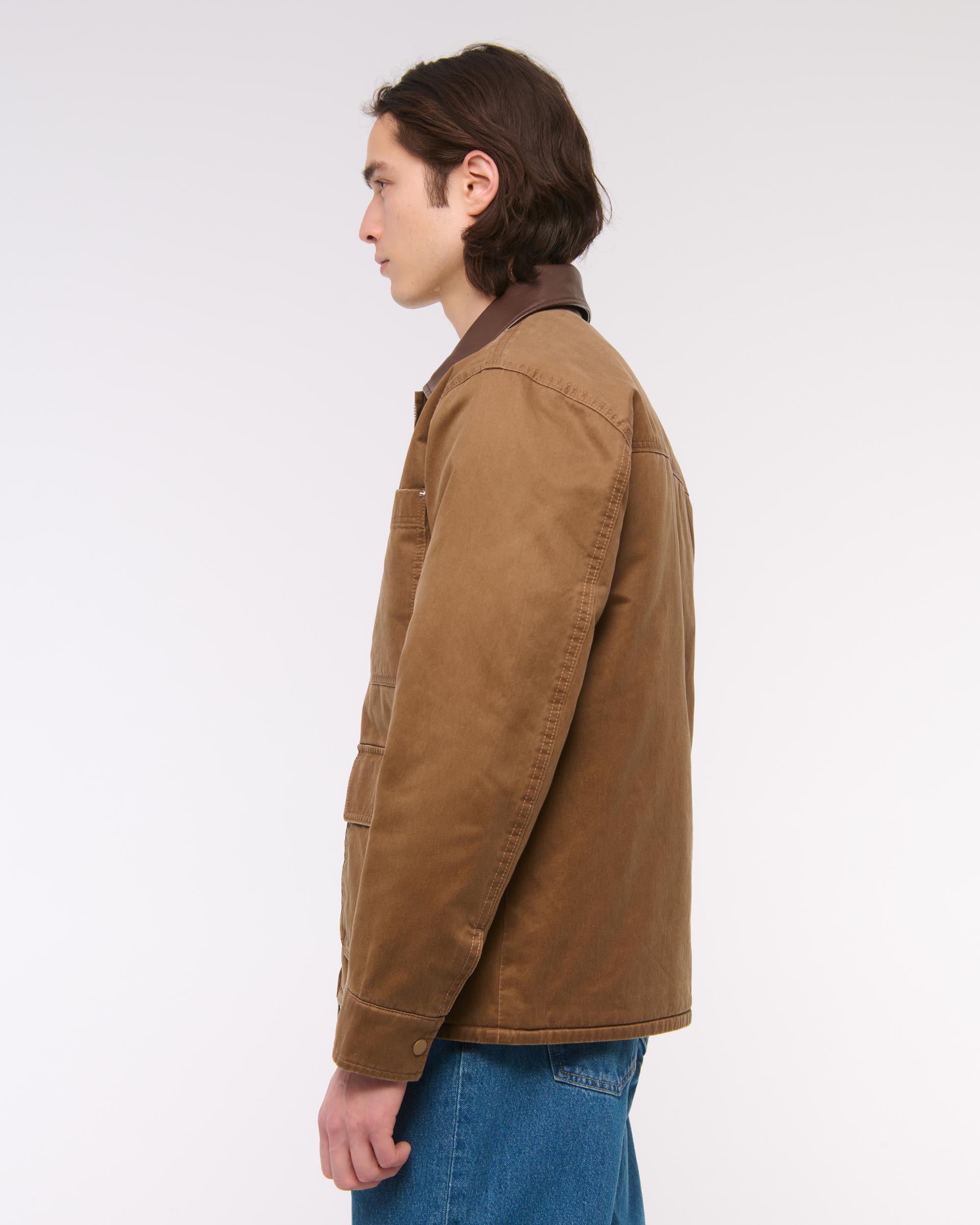 Mid-Length Zip Barn Jacket Product Image