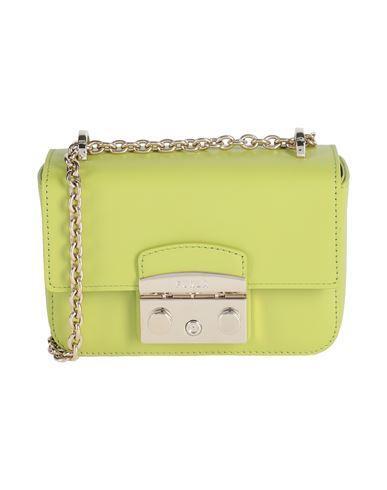 FURLA Woman Shoulder Bag Acid Green Size - Soft Leather Product Image