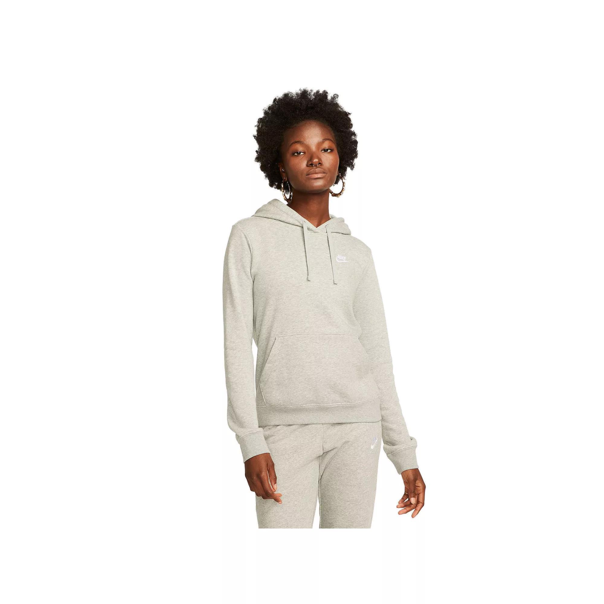 Womens Nike Sportswear Club Fleece Pullover Hoodie | DQ5793-063 Product Image