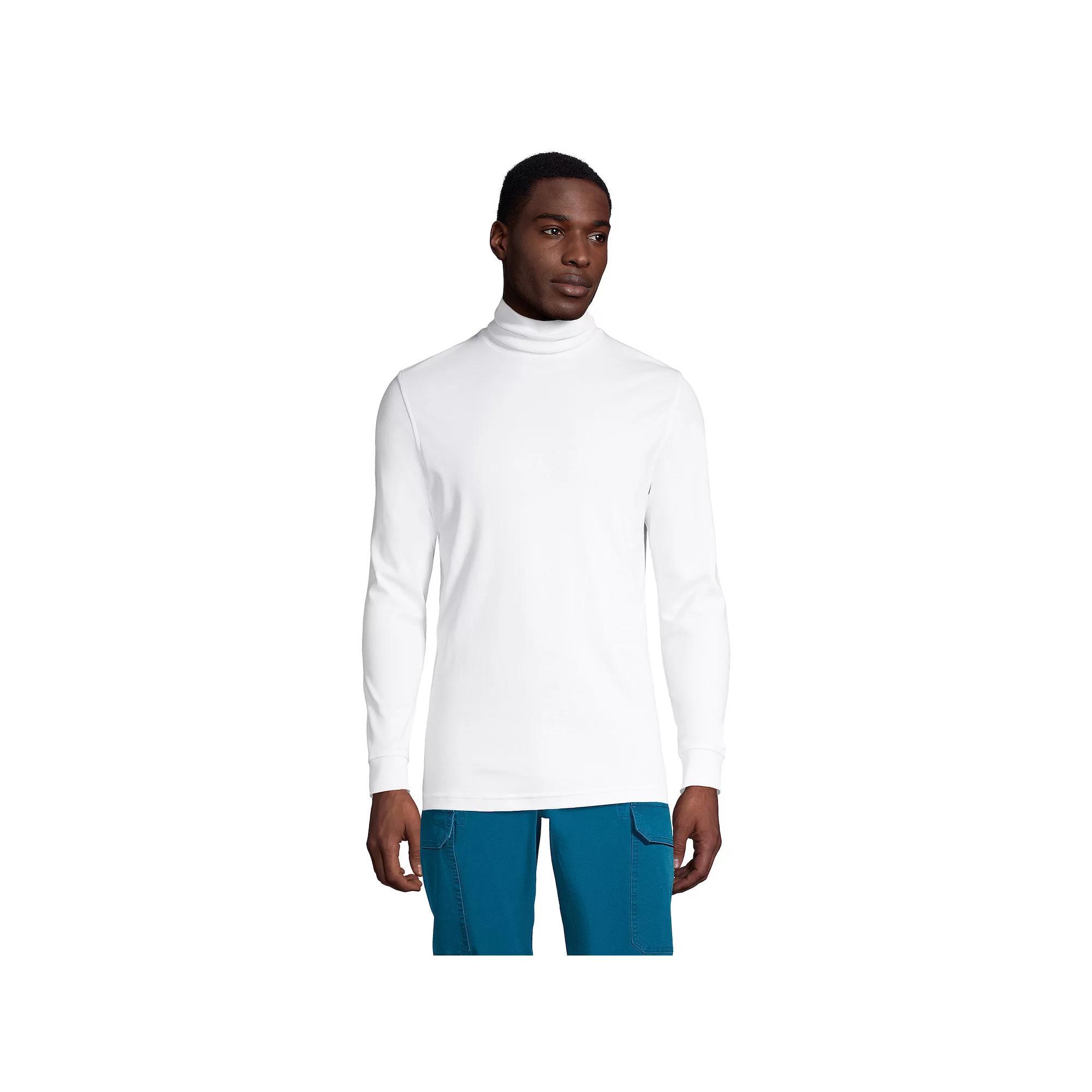 Men's Lands' End Super Soft Supima Turtleneck,  Product Image