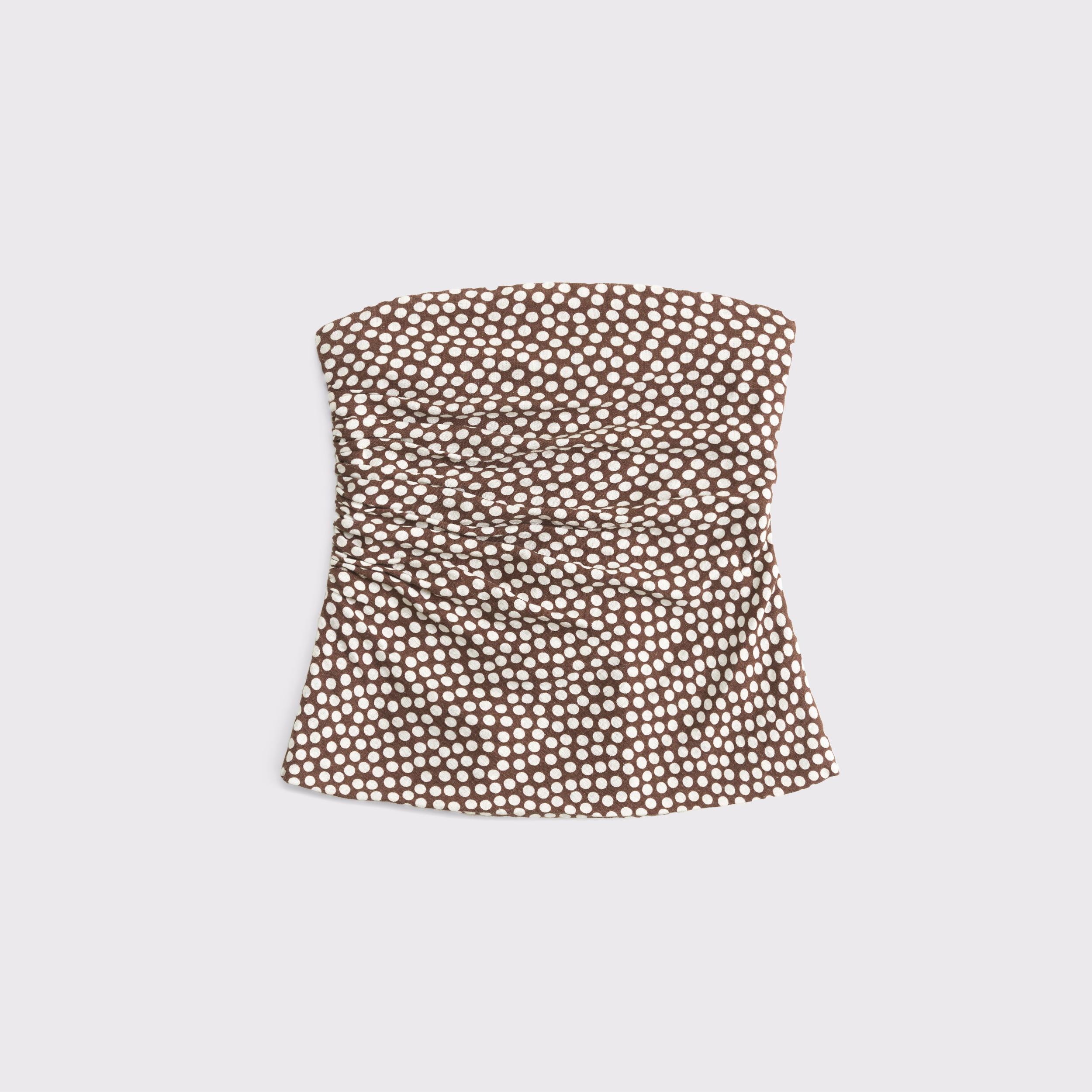 Linen-Blend Tube Top Product Image