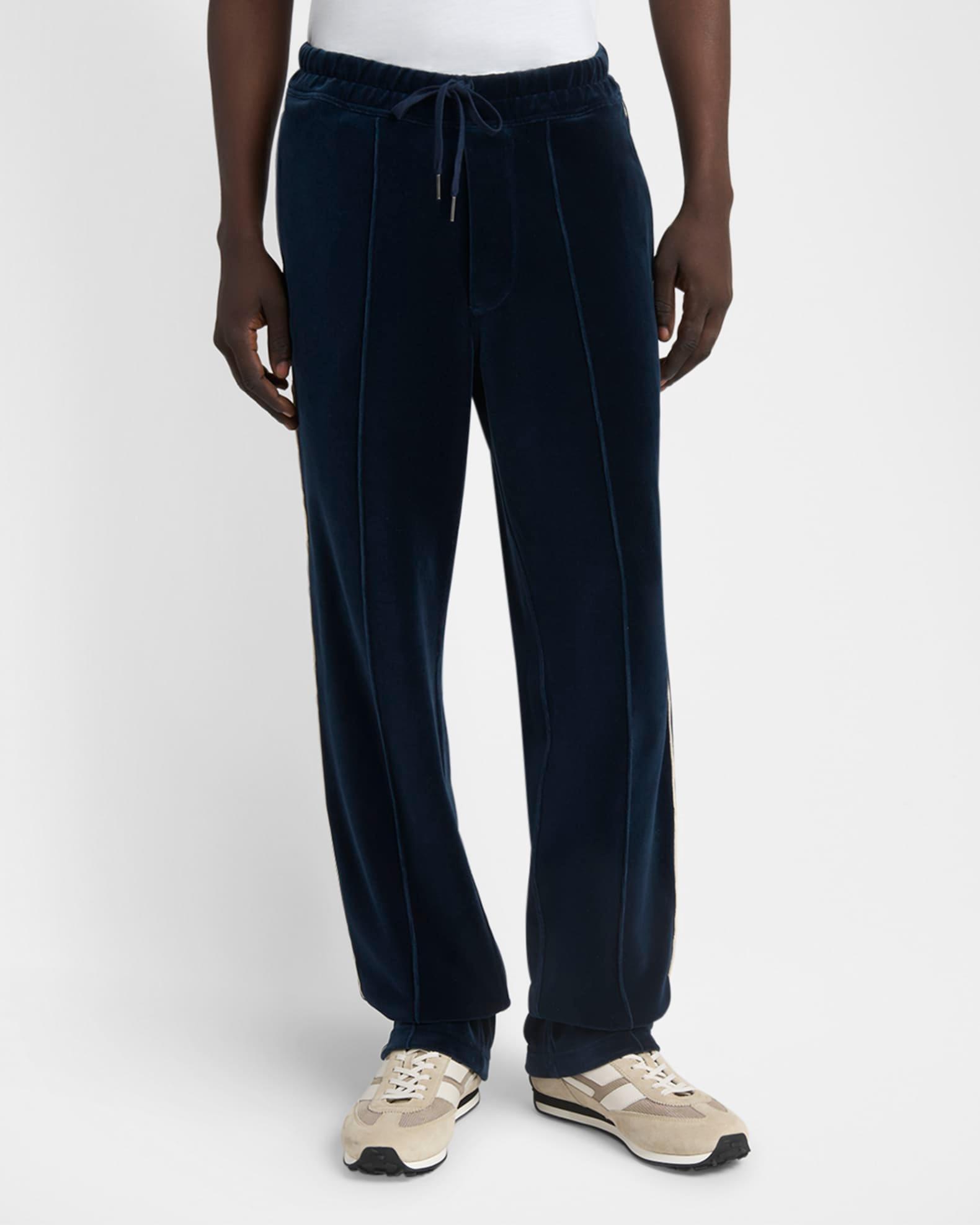 Men's Velour Piped Sweatpants Product Image
