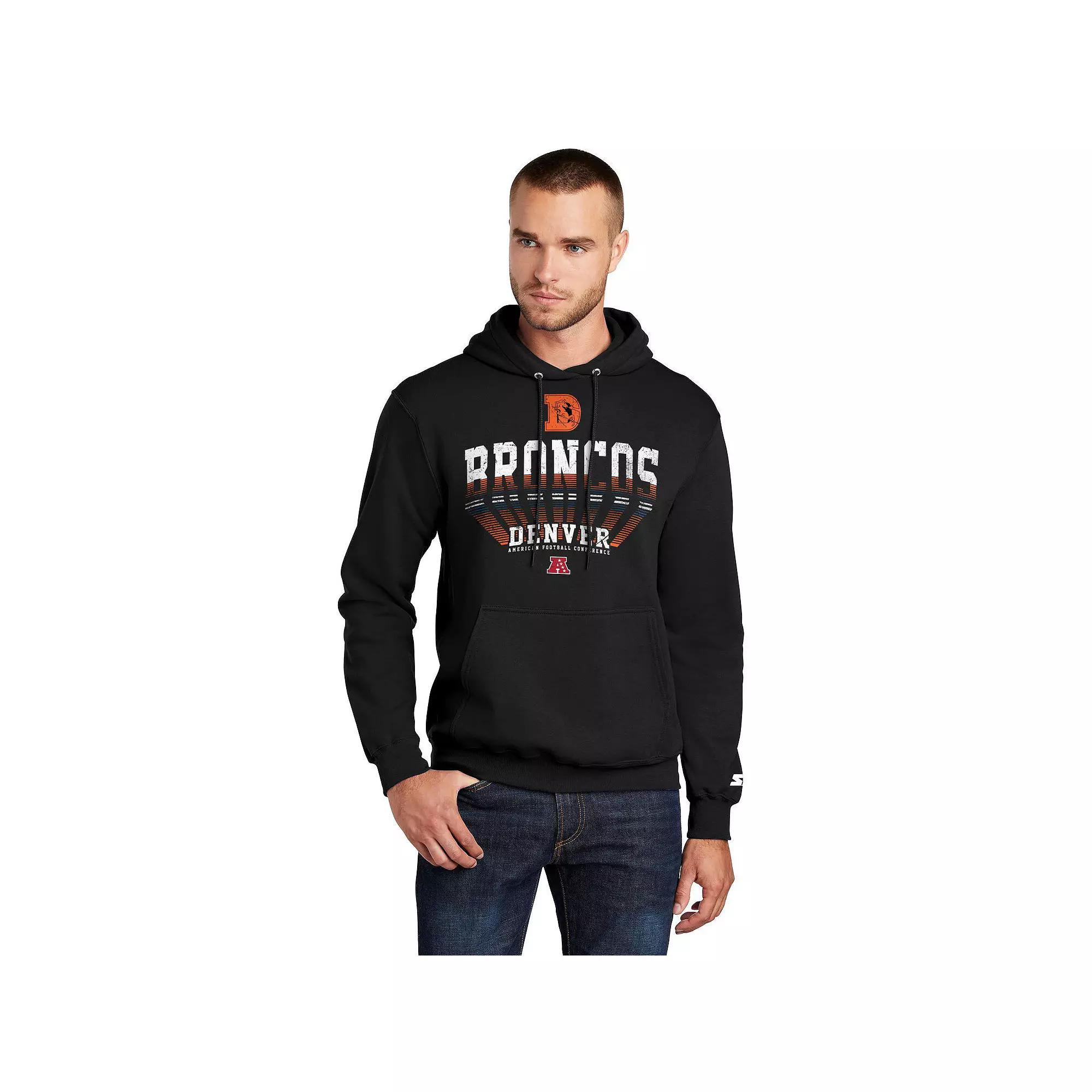 Men's Starter Black Pittsburgh Steelers Football Pullover Hoodie,  Product Image