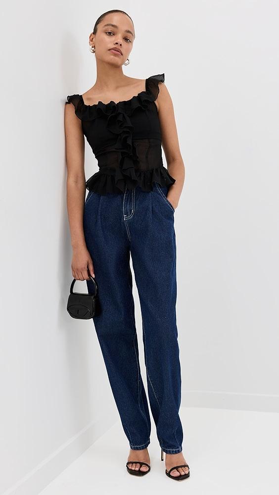 Lioness On My Way Denim Jeans | Shopbop Product Image