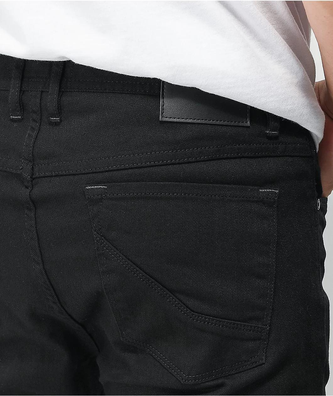 Empyre Verge Tapered Black Skinny Jeans Product Image