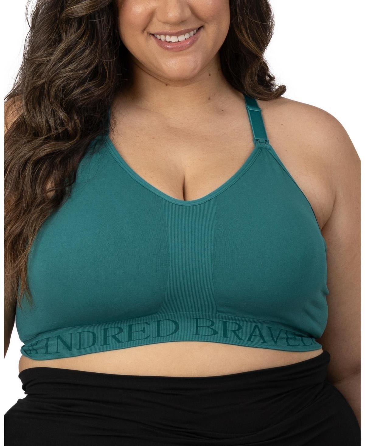 Kindred Bravely Womens Sublime Sports Pumping + Nursing Hands-Free Bra - Ombre Purple 1X Product Image