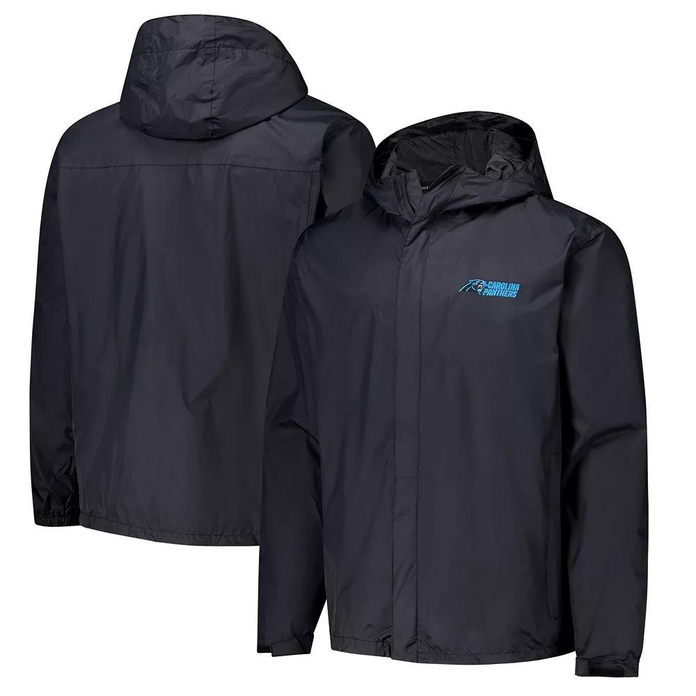 Men's Dunbrooke Black Carolina Panthers Tropic Waterproof Packable Full-Zip Hoodie Jacket,  Product Image