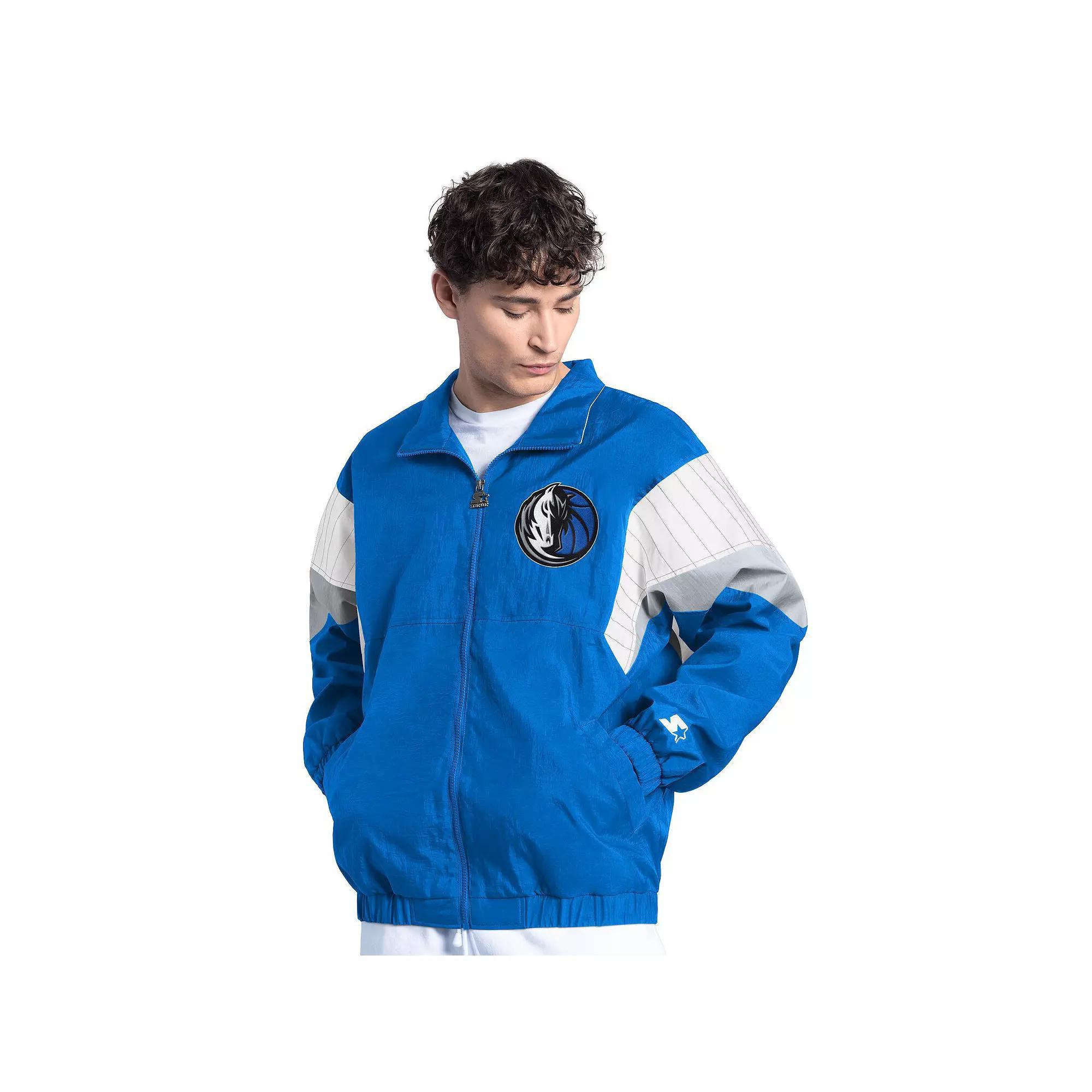 Men's Starter Black Cincinnati Bengals Yard Line Full-Zip Jacket,  Product Image