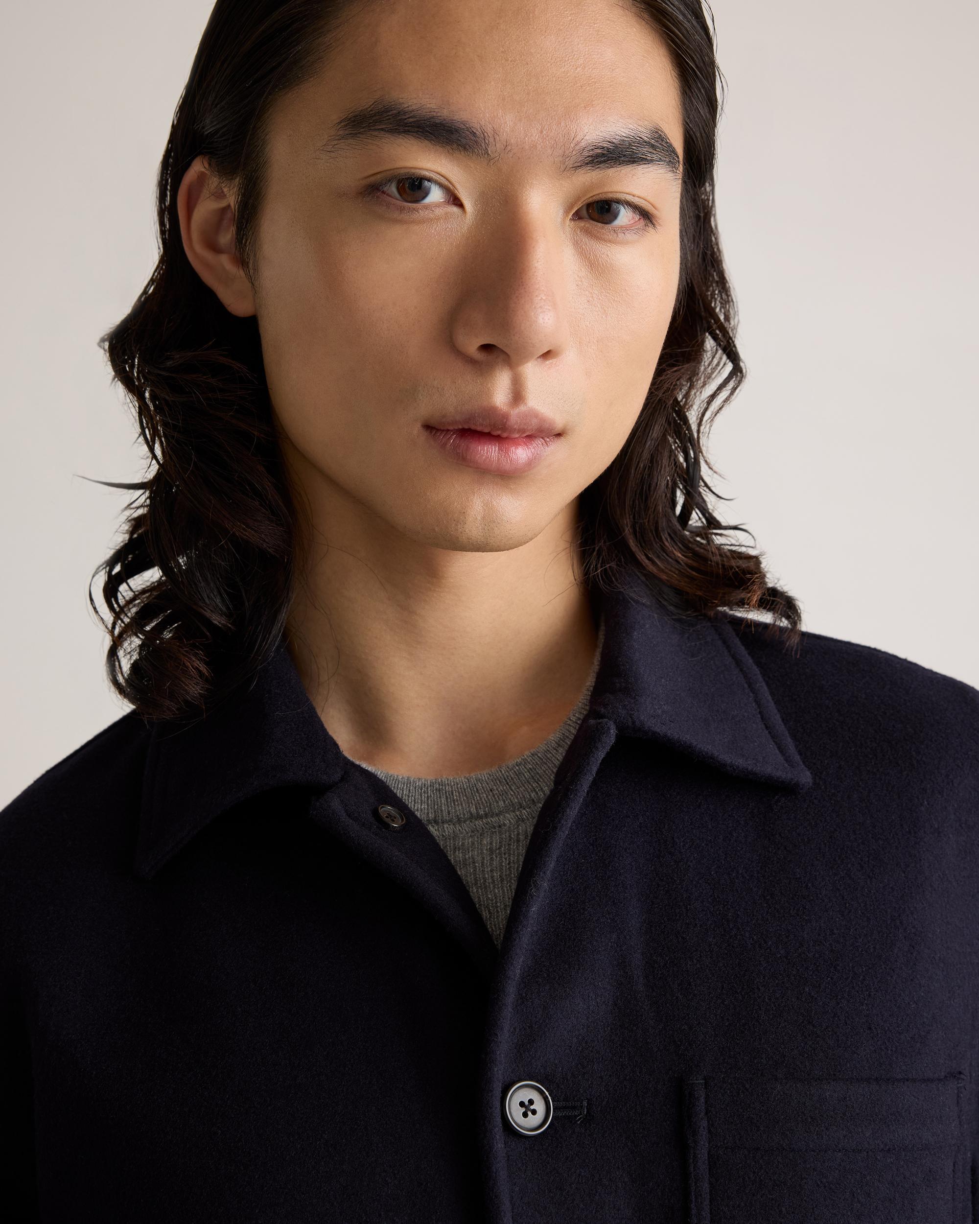 Quince | Men's Italian Wool Chore Jacket Wool/Nylon Product Image