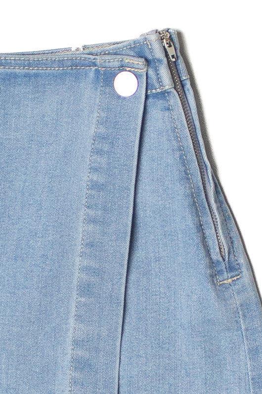 Denim Skort Product Image