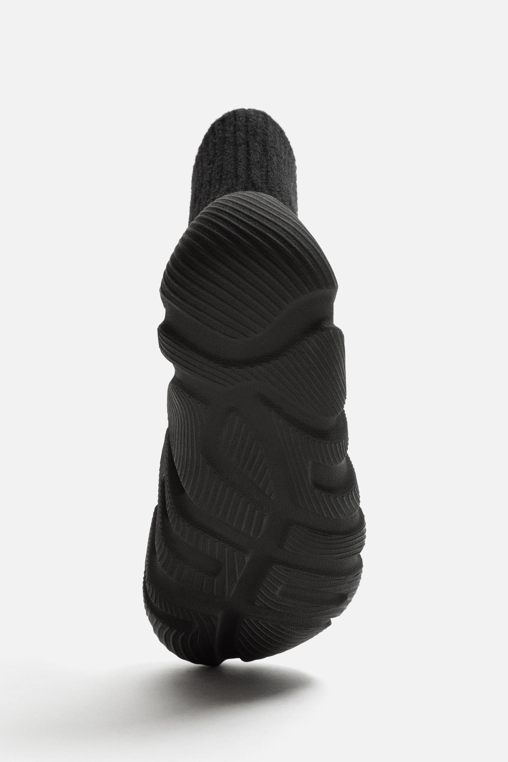 FABRIC HIGH-TOP SNEAKERS Product Image